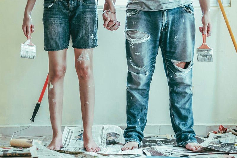 Fertig renovierter Wohnraum